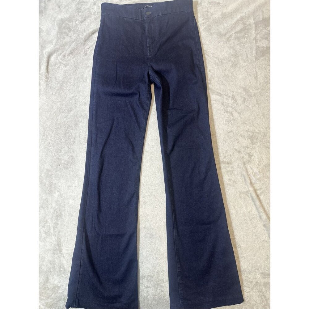 J Brand Inkwell Tailored Flare Dark Wash Jeans Womens Size 27x35